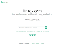 Tablet Screenshot of linkdx.com